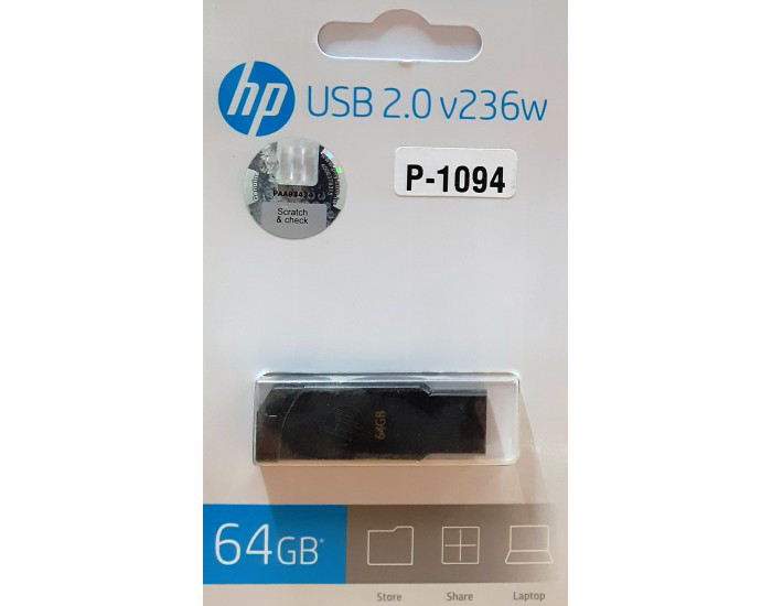 HP PENDRIVE 64GB 2.0 (V236W)